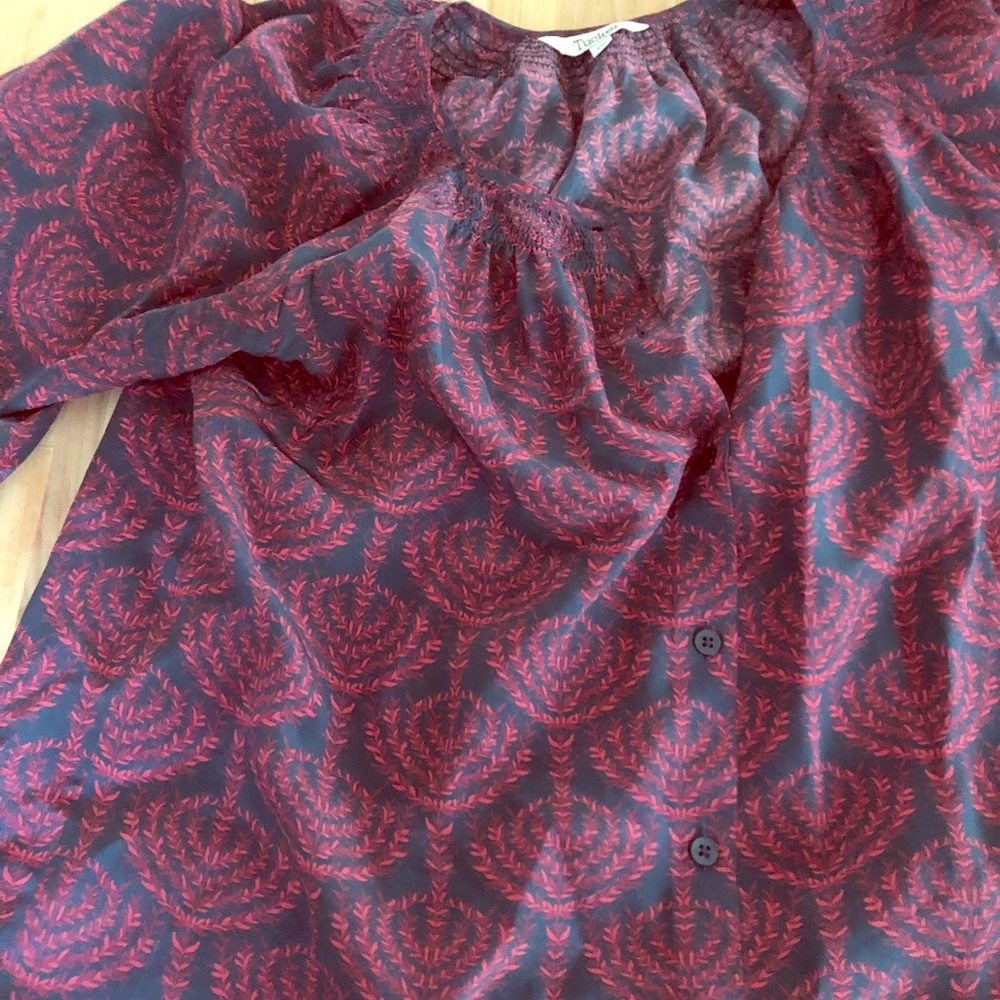 A tucker blouse